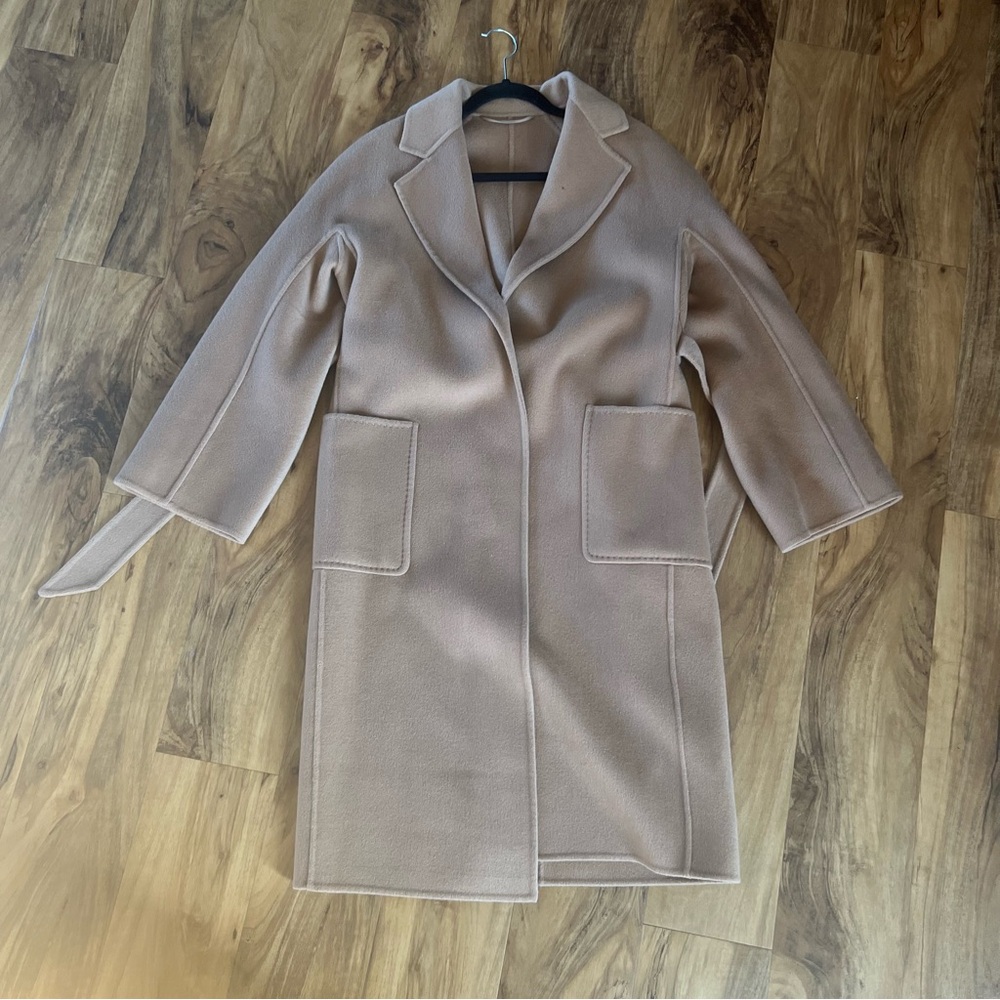 The curated camel classic coat